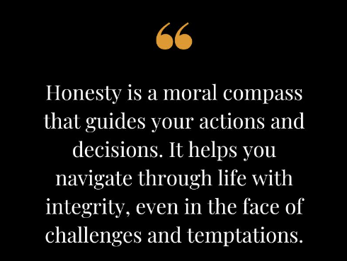 Honesty and Integrity