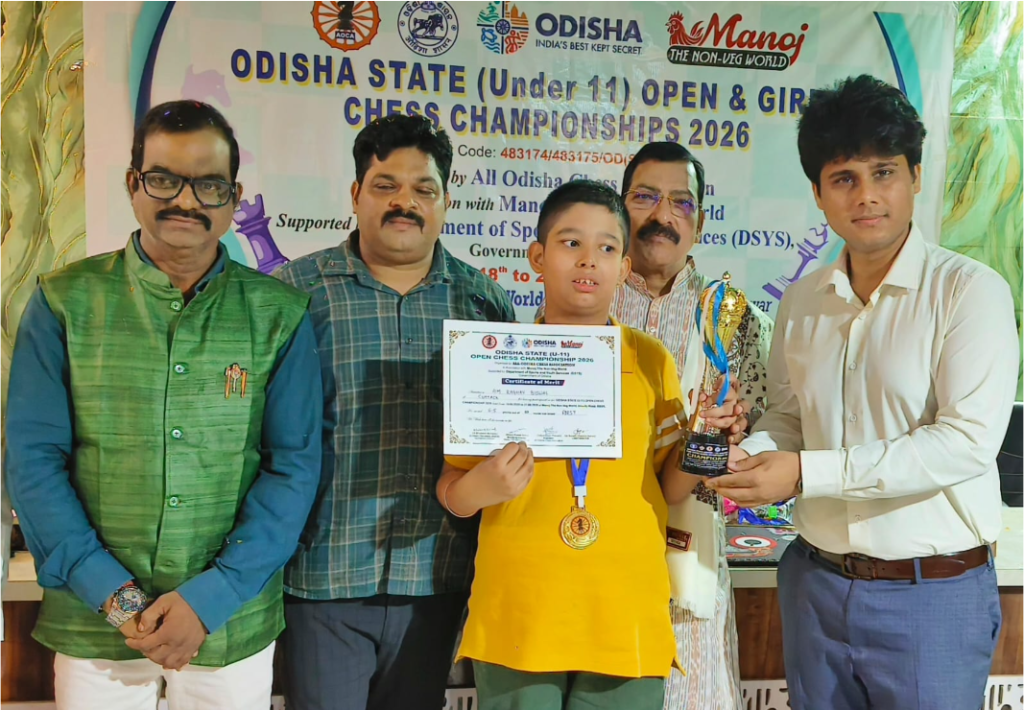 Odisha U-11 State State Champion - Raghav Biswal